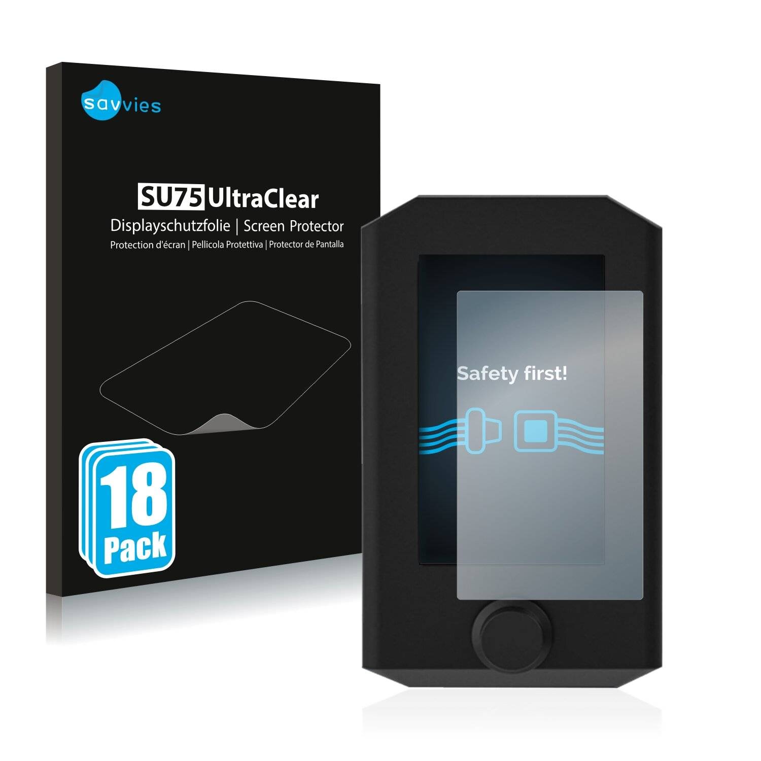 18x Savvies SU75 Displayschutzfolie für Creality Ender 3