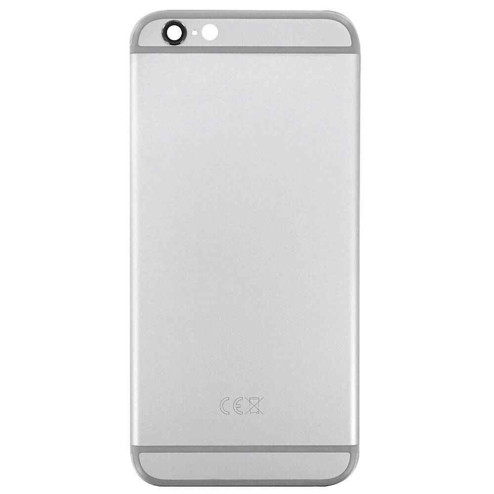 für iPhone 6 Akkufachdeckel Backcover grau Kameraglas Rückseite