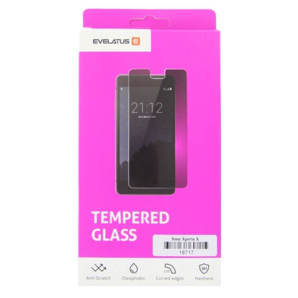 Original Panzerfolie Gehärtetes Glas für Sony Xperia X Blickschutz