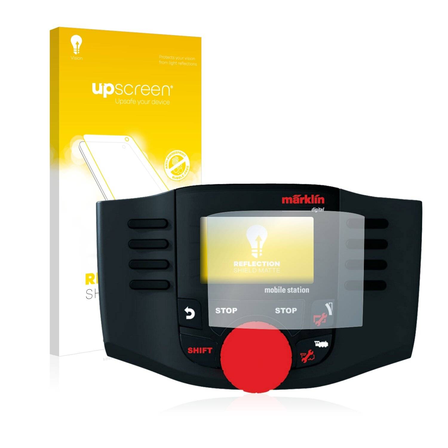upscreen Reflection Shield Matte Premium Displayschutzfolie für Märklin Mobile Station 60657