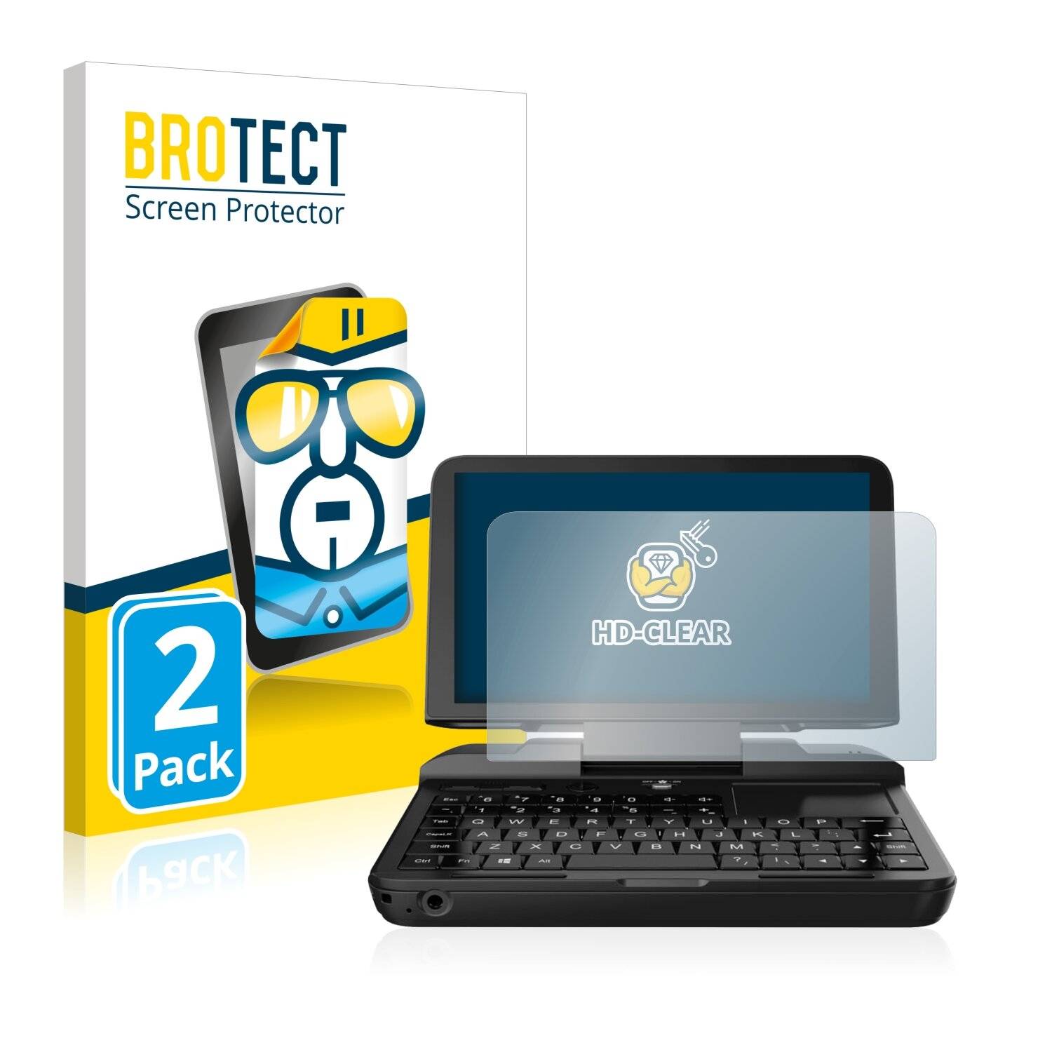 2x BROTECT HD-Clear Displayschutzfolie für GPD