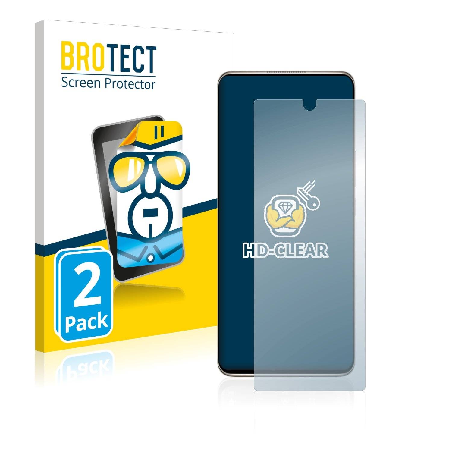 2x BROTECT HD-Clear Displayschutzfolie für Huawei Nova 8
