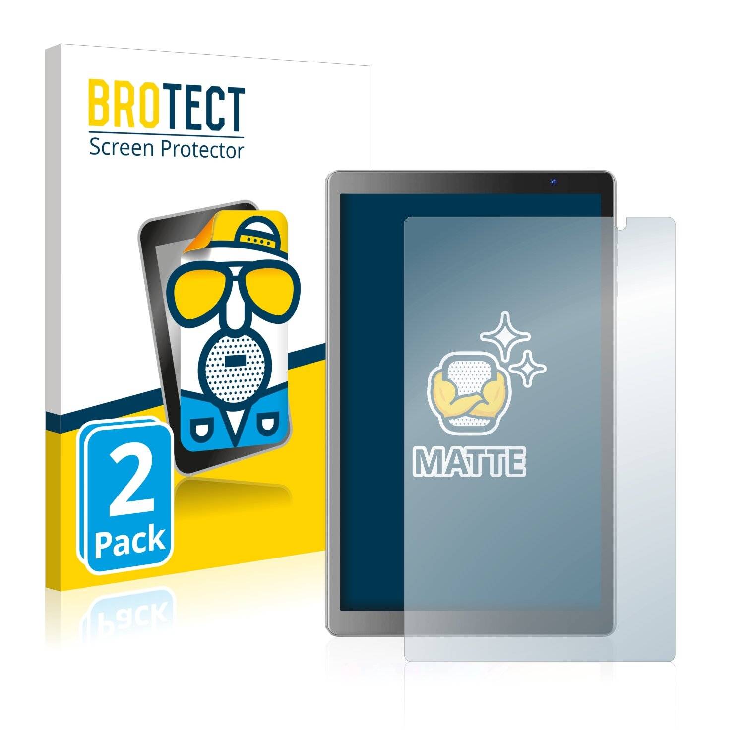 2x BROTECT Matte Displayschutzfolie für Vankyo MatrixPad S20 - Entspiegelt,