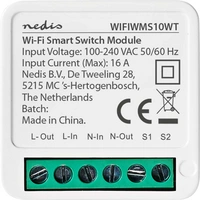 NEDIS Power Switch SmartLife, Einbaumodul Schalter, weiß NEDIS Power Switch SmartLife, Einbaumodul Schalter, weiß