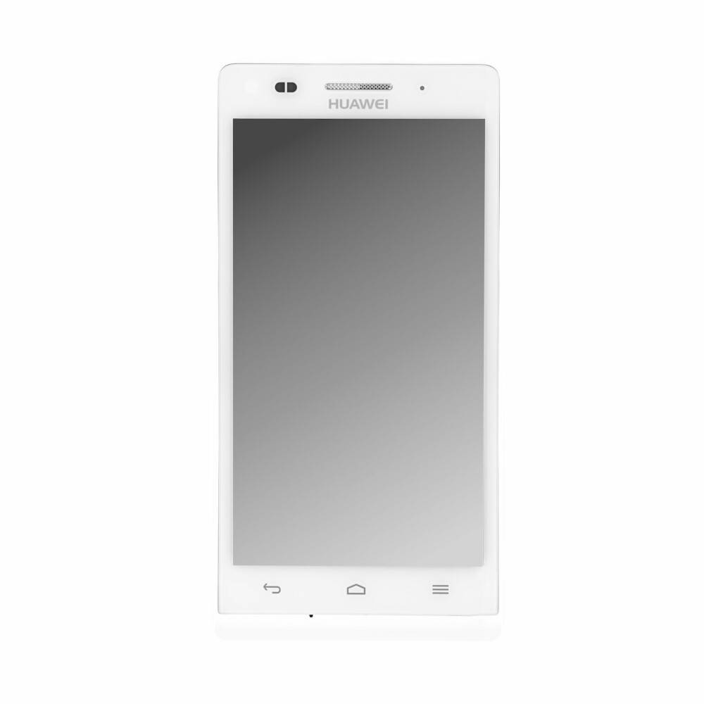 Display für Huawei Ascend G6 LCD + Rahmen Weiß Bildschirm Touch