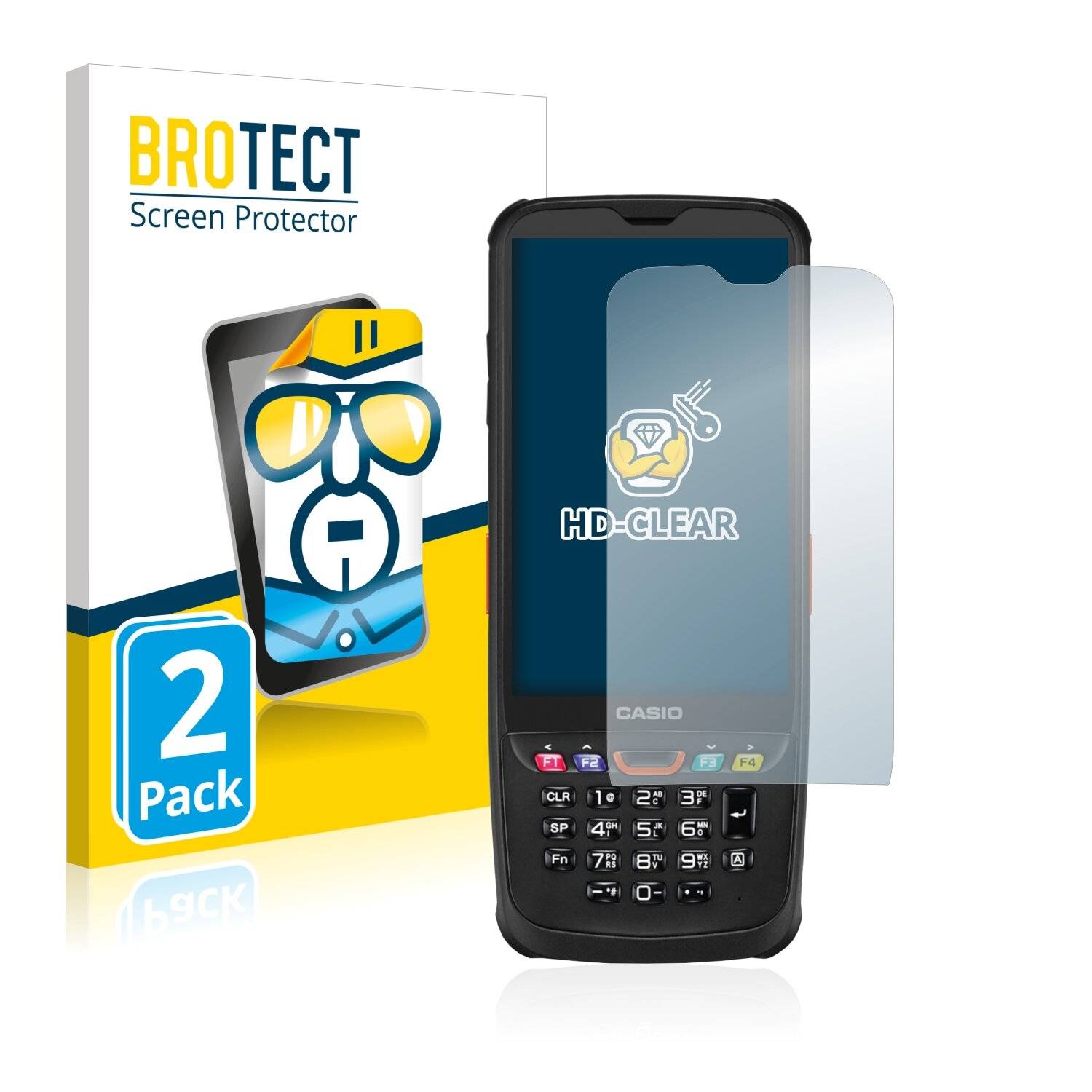 2x BROTECT HD-Clear Displayschutzfolie für Casio