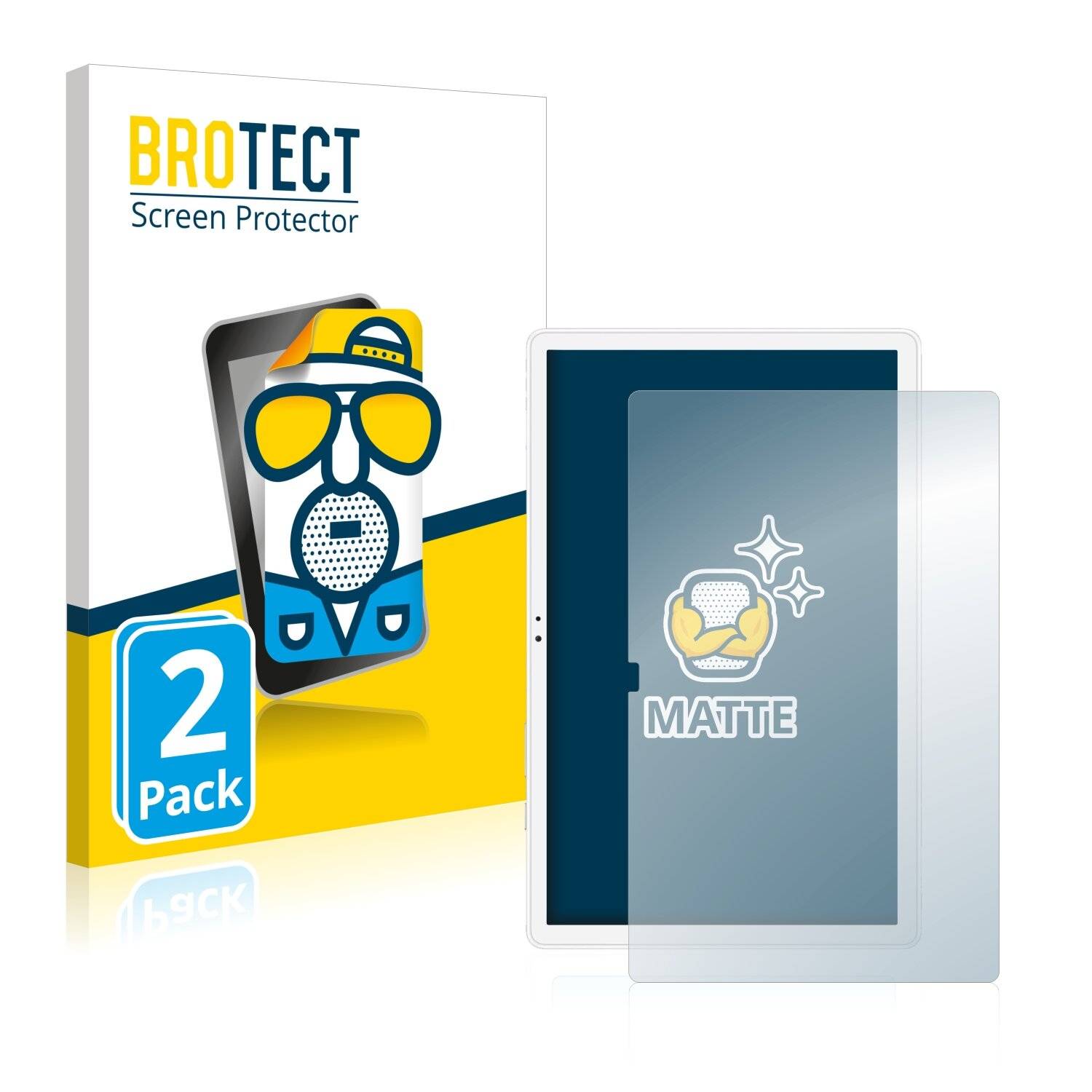 2x BROTECT Matte Displayschutzfolie für Samsung Galaxy Tab A7 10.4 WiFi 2020 - Entspiegelt,