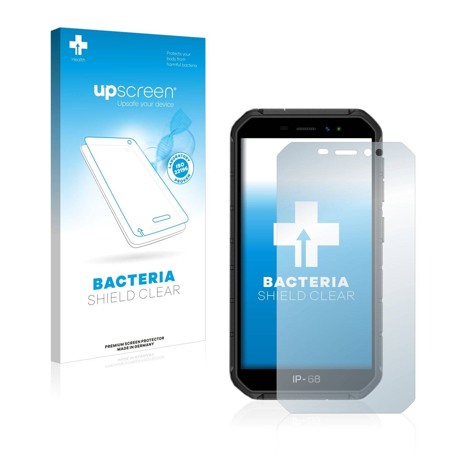 upscreen Bacteria Shield Clear Premium Antibakterielle Displayschutzfolie für Ulefone Armor