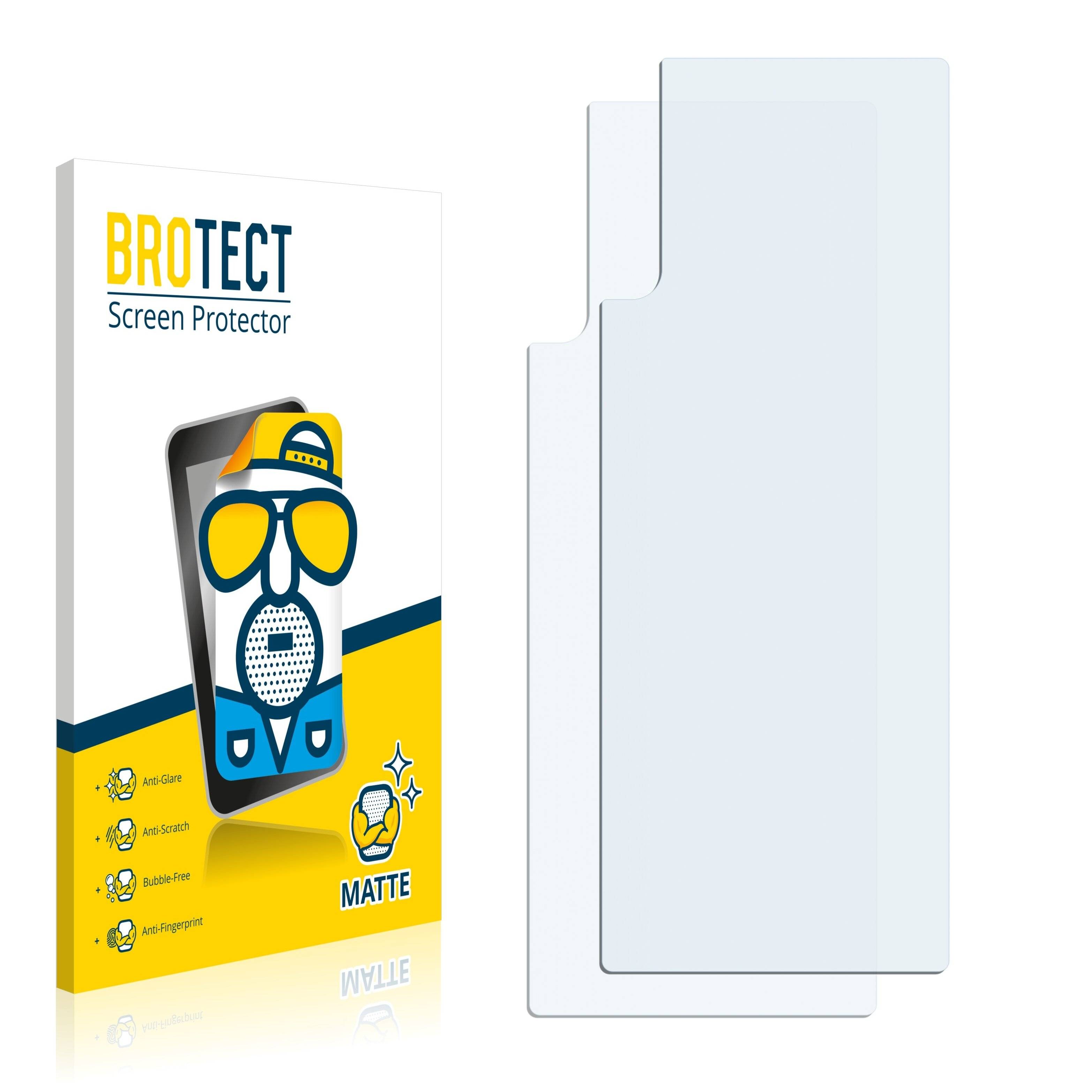 2x BROTECT Matte Displayschutzfolie für Huawei P smart S (Rückseite) - Entspiegelt,