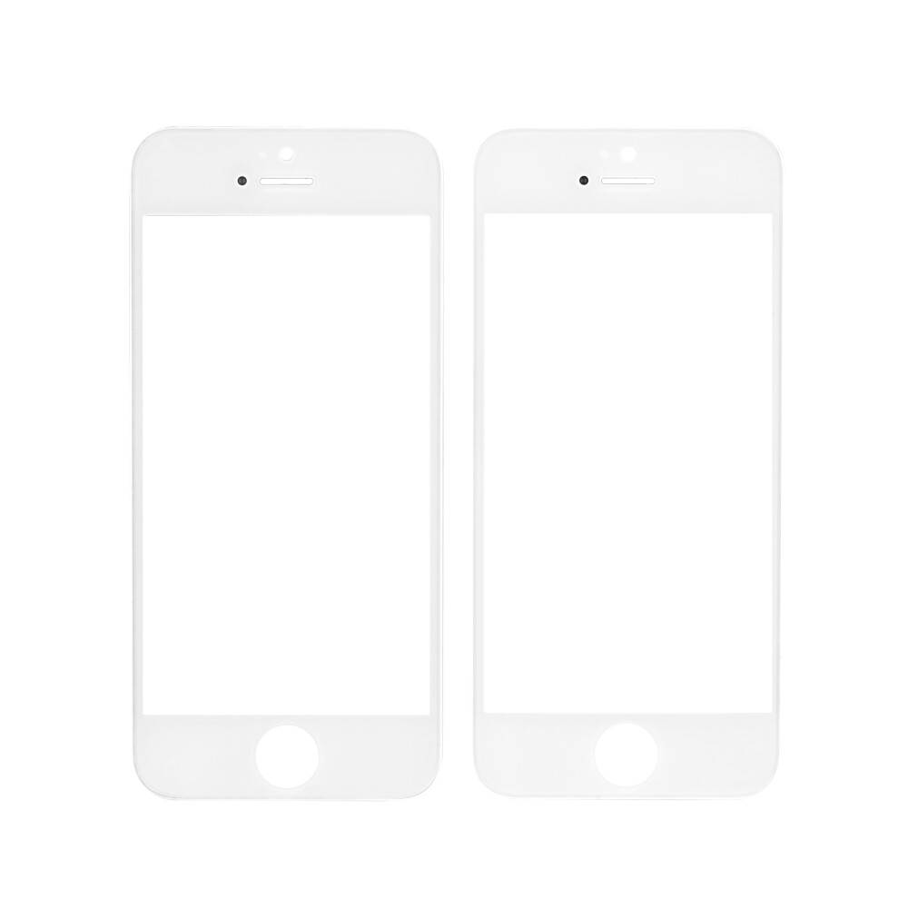 Displayglas für iPhone 5 5s weiß Echt Glas Displayschutz