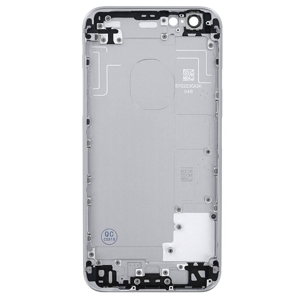 für iPhone 6s Akkufachdeckel Grau Kameraglas Rückseite