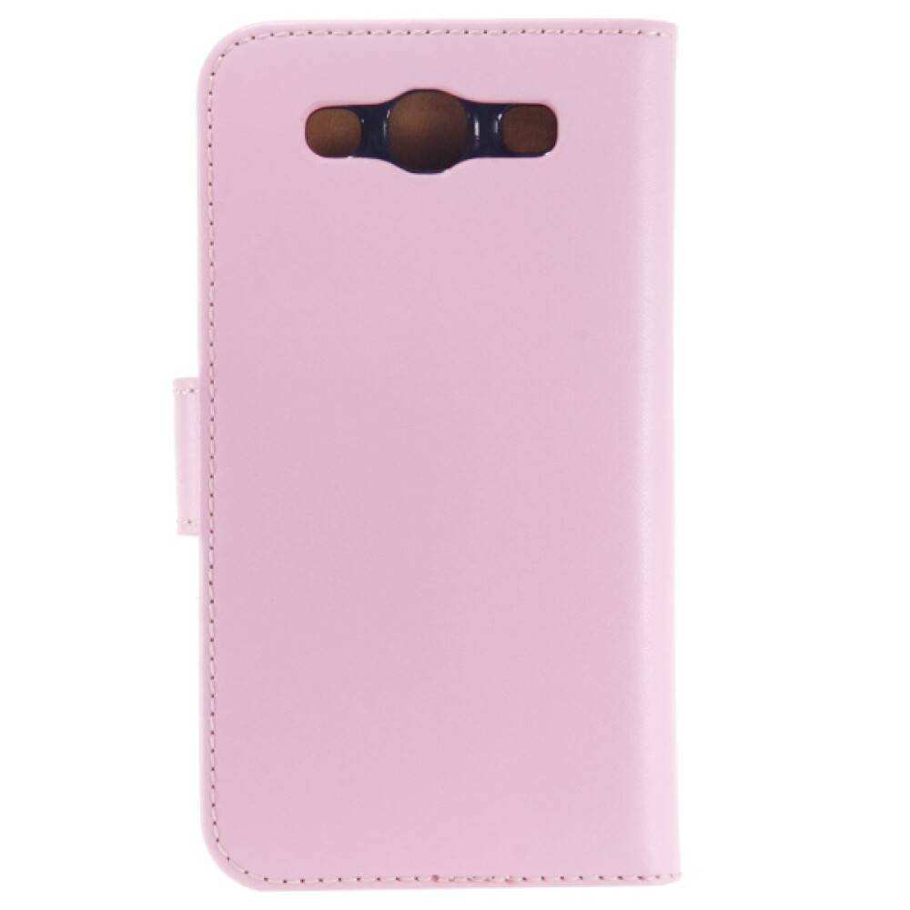 Leder Handyhülle für Galaxy S3 Rosa Schutz Tasche