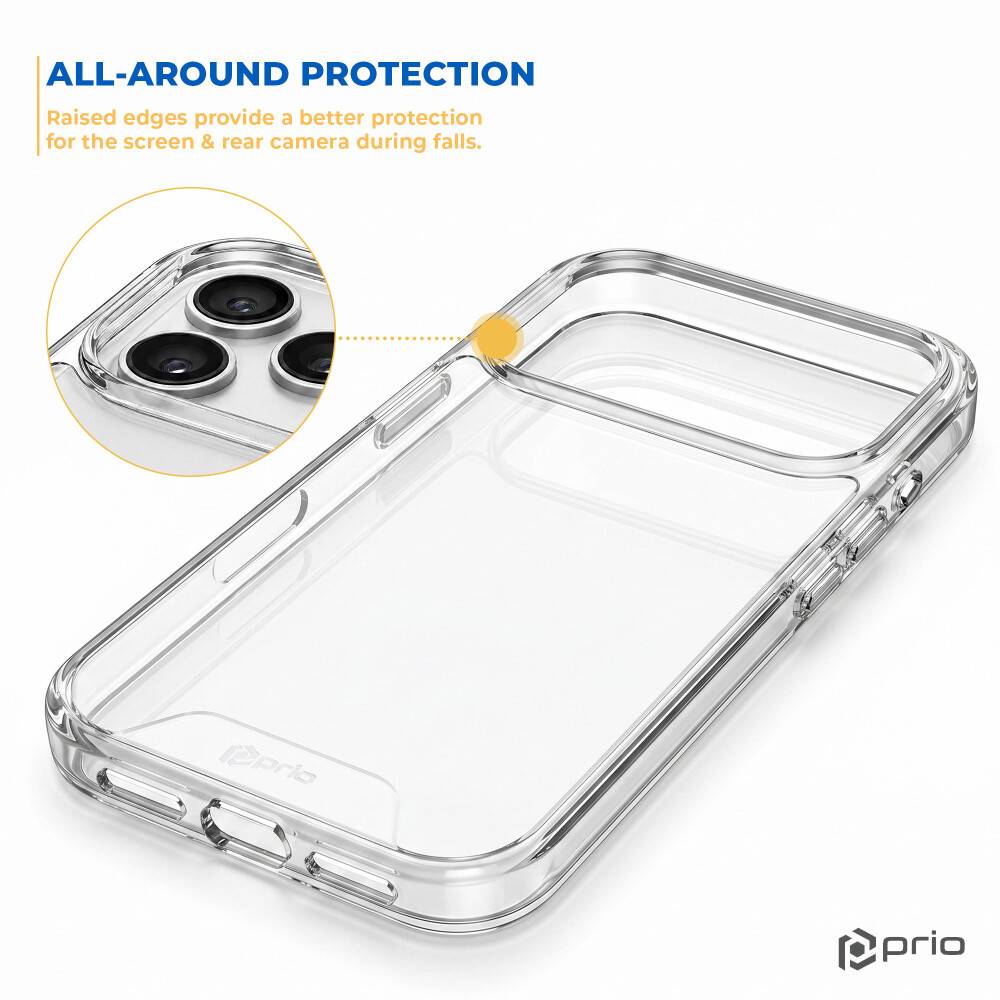 prio Schutzhülle für iPhone 13 Pro Max transparent