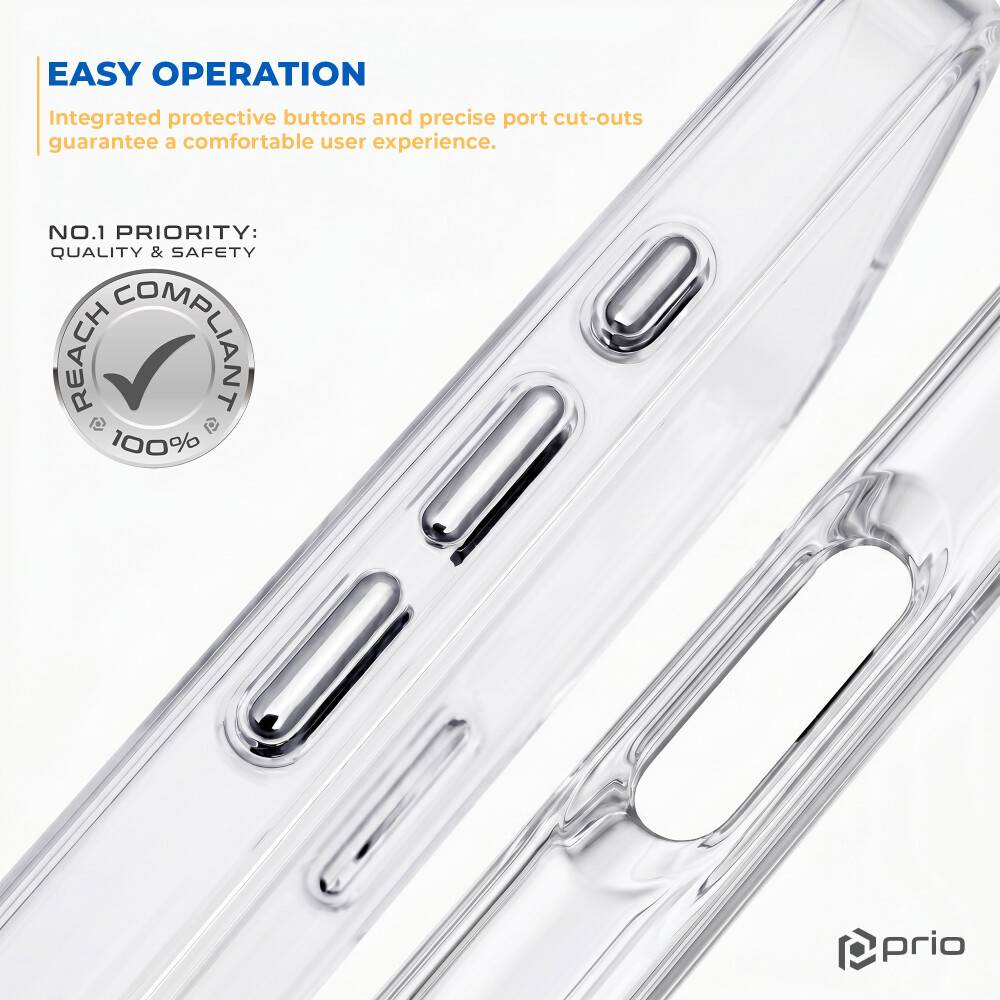 prio Schutzhülle für iPhone 13 Pro Max transparent