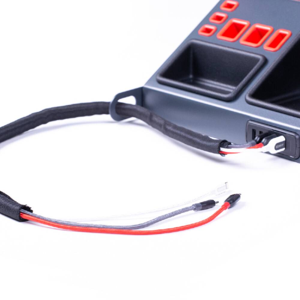 Kabelführung mit Twist-In-Hülse & 3X ANKER USB-Kabel, CFT-60006