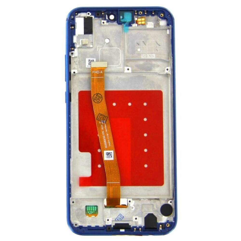 Display für Huawei P20 Lite 2018 LCD + Rahmen Blau Touch