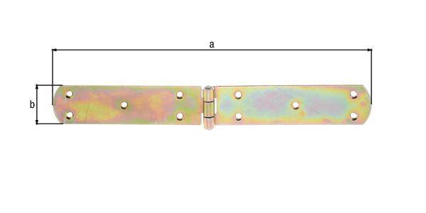 Kistenband H.40mm B.offen300mm S.2,5mm STA galv.verz.d.pass.GAH