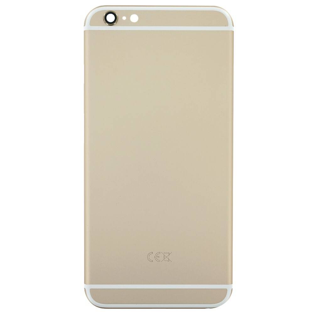 für iPhone 6 Plus Akkufachdeckel Backcover gold Kameraglas Rückseite