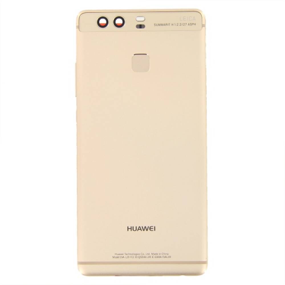 für Huawei P9 Akkudeckel Backcover Gold Akkufachdeckel Rückseite