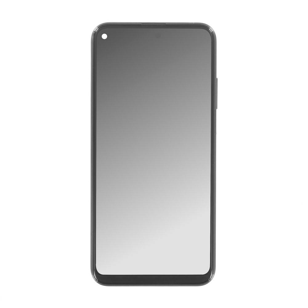 Display für Huawei P40 Lite E LCD + Rahmen midnight schwarz Bildschirm Touch