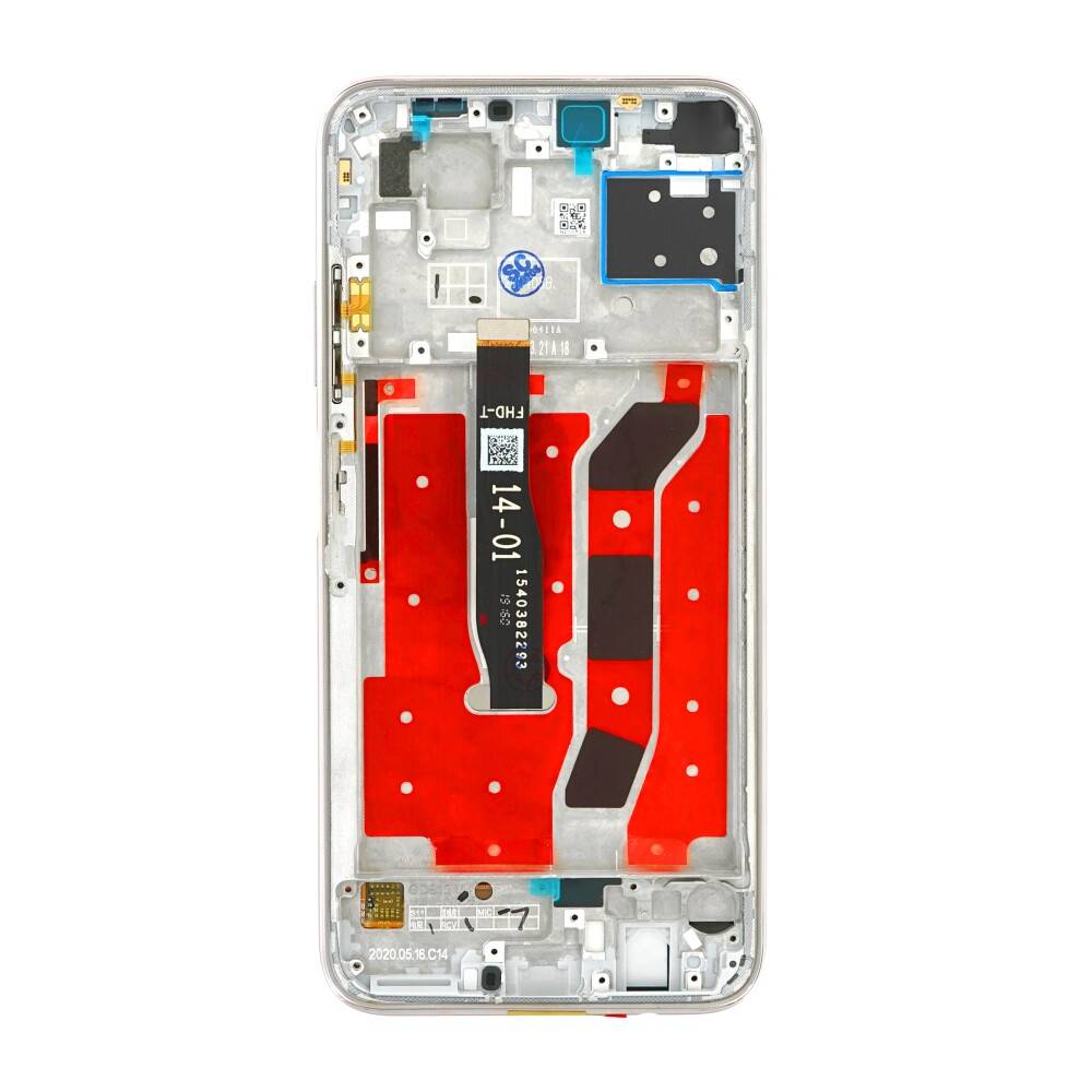Display für Huawei P40 Lite E LCD + Rahmen midnight schwarz Bildschirm Touch