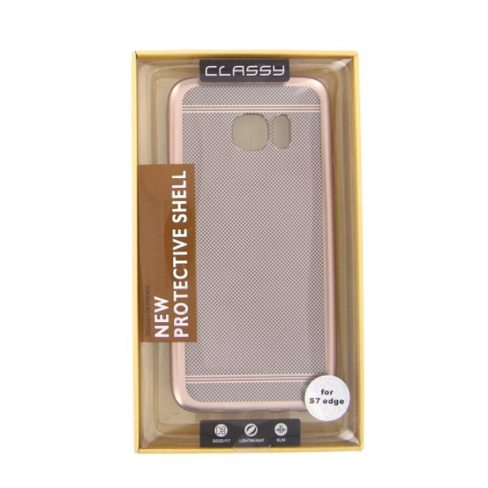 Silikonhülle Handyhülle für Samsung Galaxy S7 Edge Rose