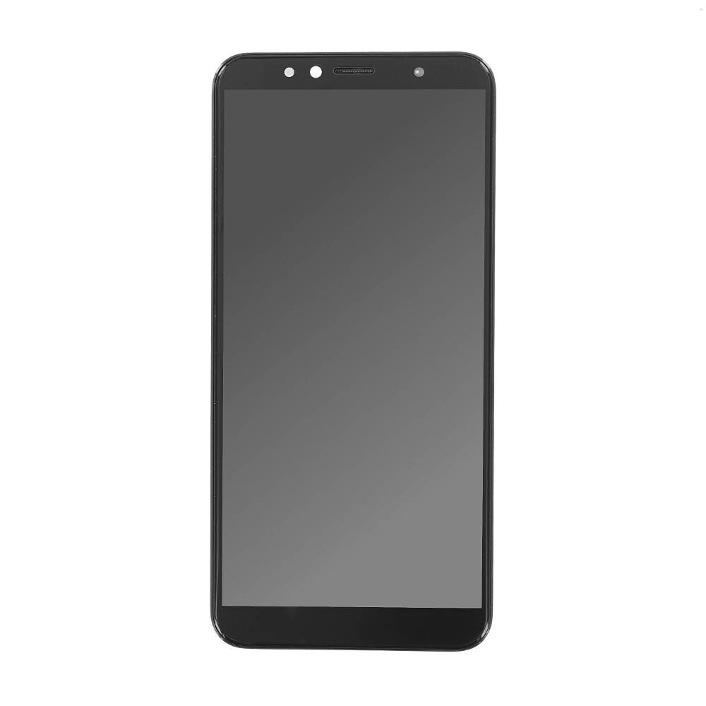 Display für Huawei Y6 2018 LCD + Rahmen Blau Bildschirm Touch