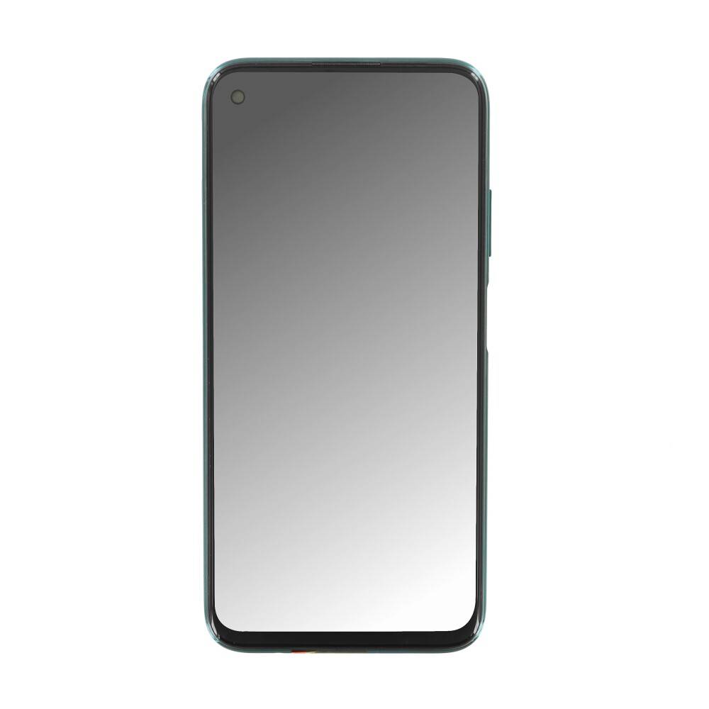Display für Huawei P40 Lite LCD + Rahmen Crush Grün Bildschirm Touch