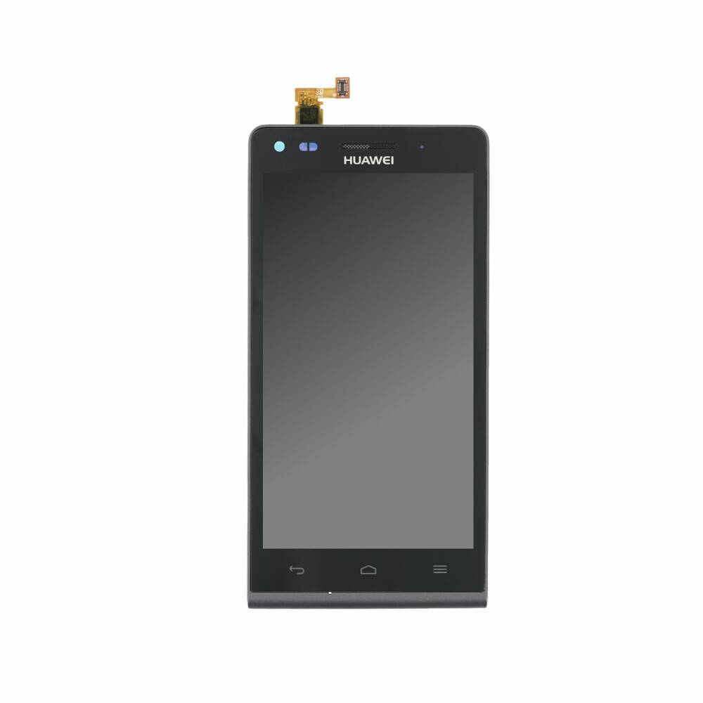 LCD Display für Huawei Ascend G6 Schwarz Mit Rahmen Bildschirm Touch