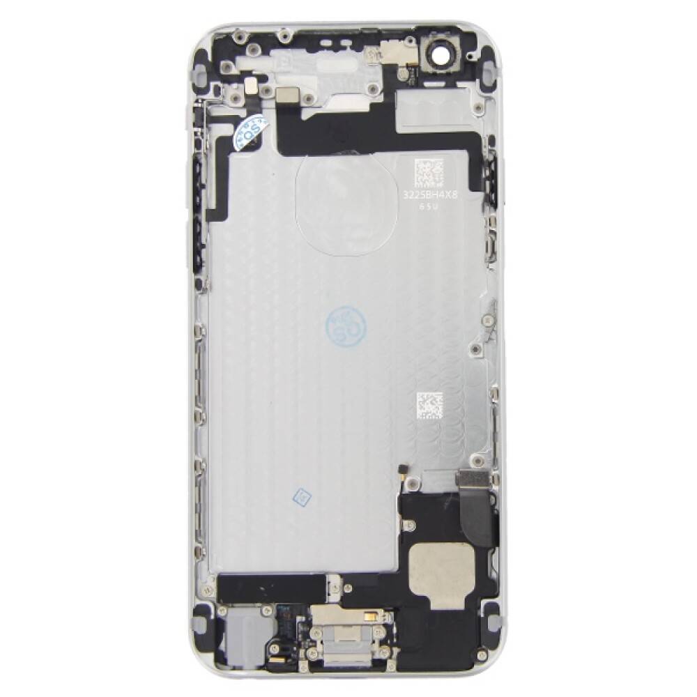 für iPhone 6 Akkudeckel Backcover Set grau Rückseite