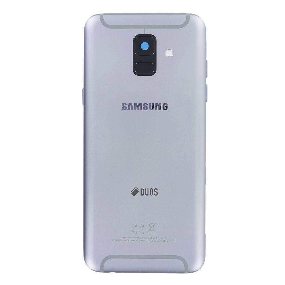 Original Samsung Galaxy A6 2018 A600F Duos Akkufachdeckel Violett GH82-16423B