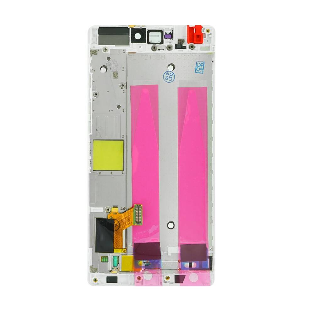 Display für Huawei Ascend P8 Weiß LCD + Rahmen Touch Ersatz