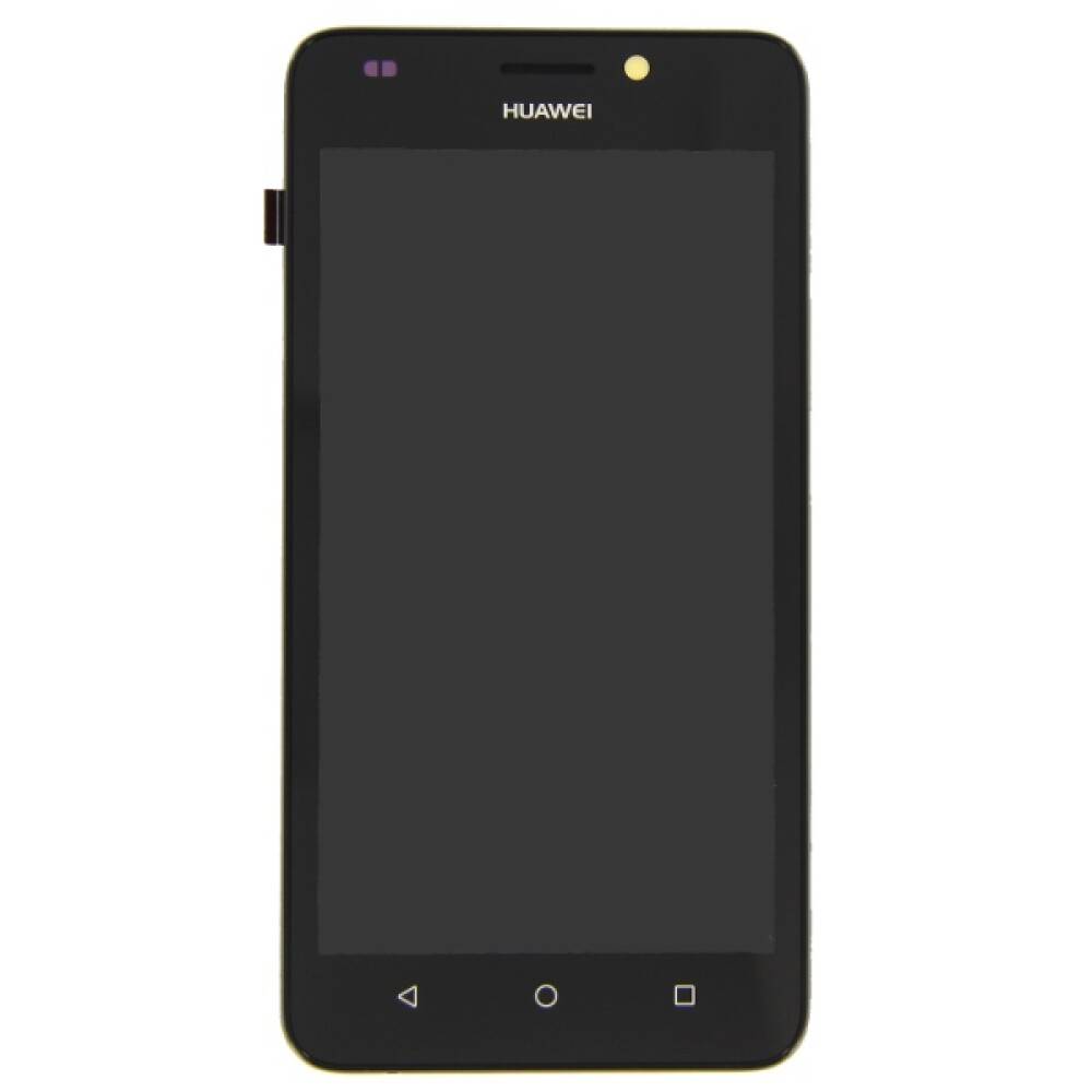 Display für Huawei Y635 LCD + Rahmen Schwarz Bildschirm Touch