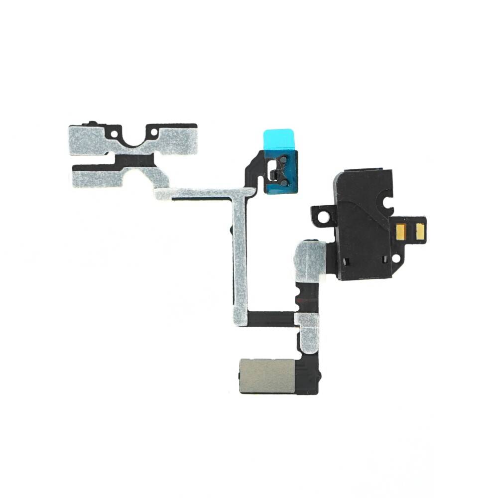 Ladebuchse für iPhone 4 Schwarz Audio Jack Flexkabel