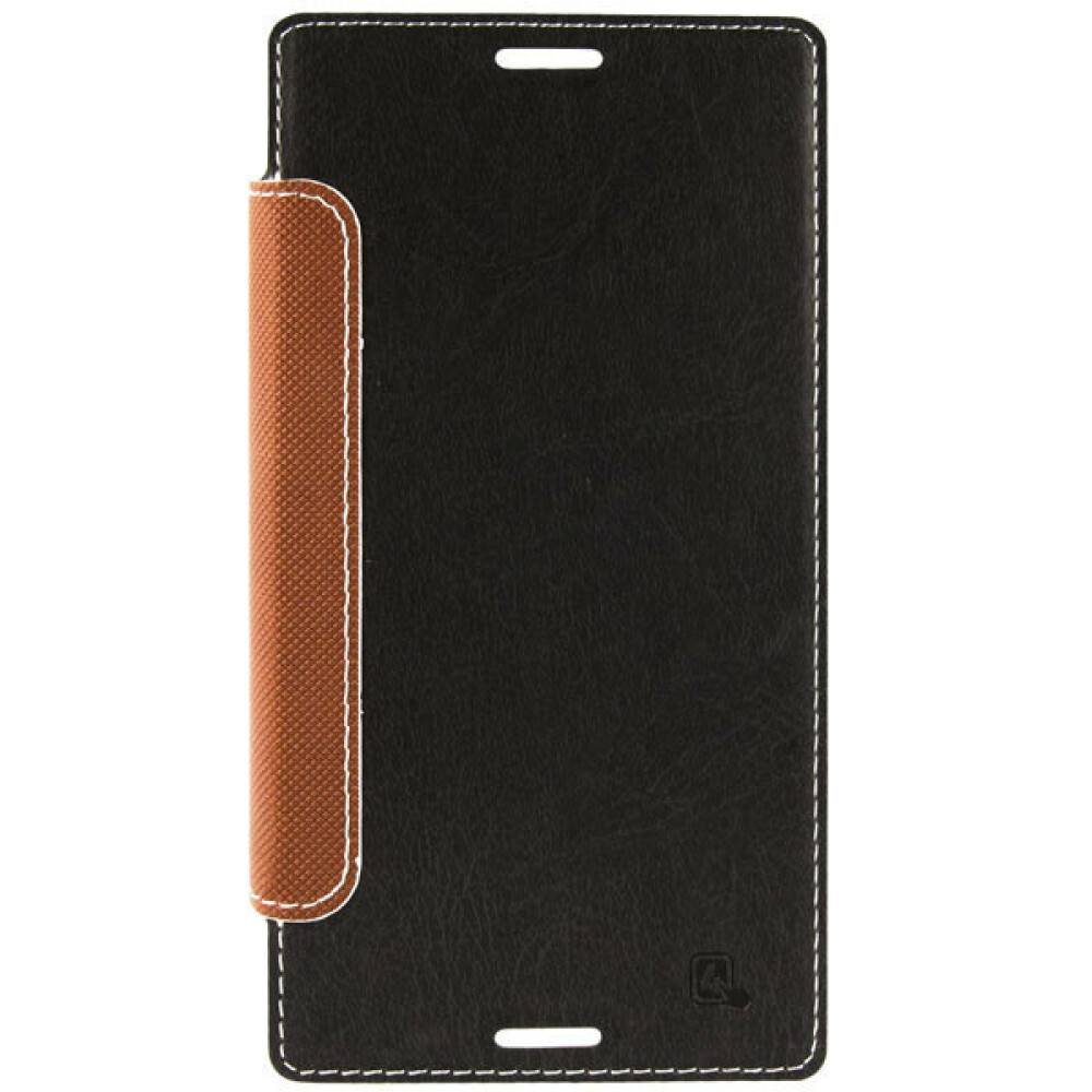 Book Case Handyhülle für Sony Xperia M4 Aqua Schwarz 4ST7018