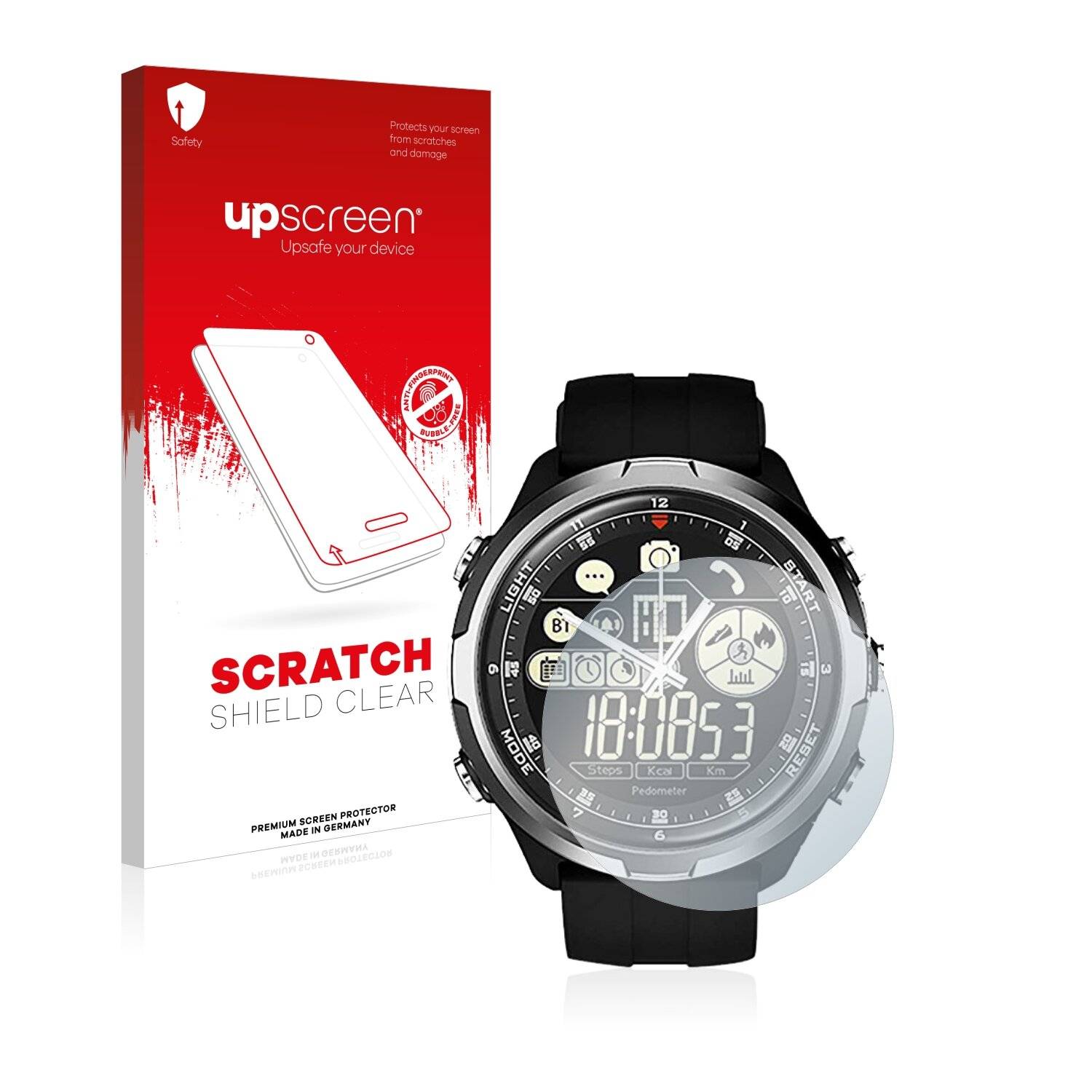 upscreen Scratch Shield Clear Premium Displayschutzfolie für Zeblaze Vibe 4