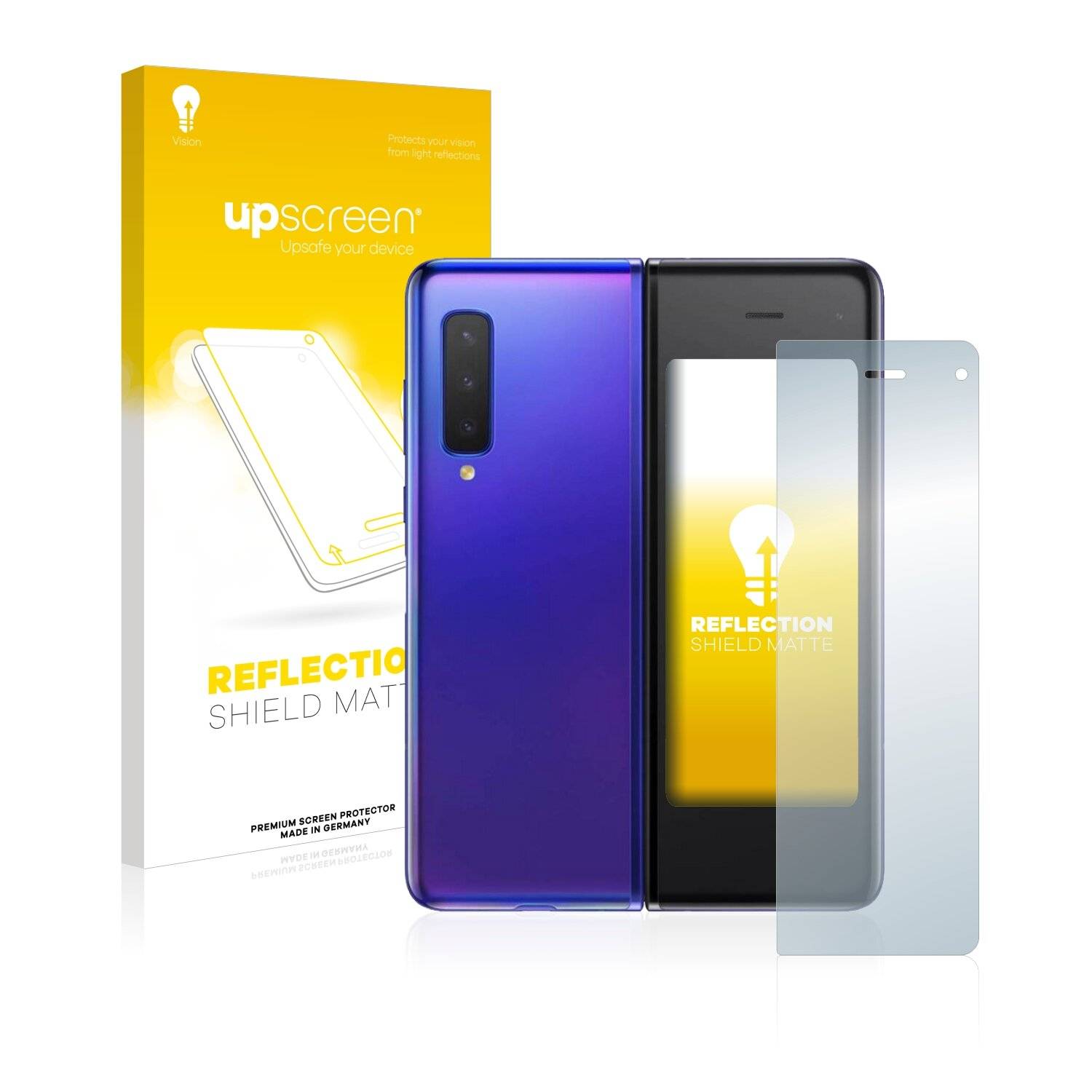 upscreen Reflection Shield Matte Premium Displayschutzfolie für Samsung Galaxy