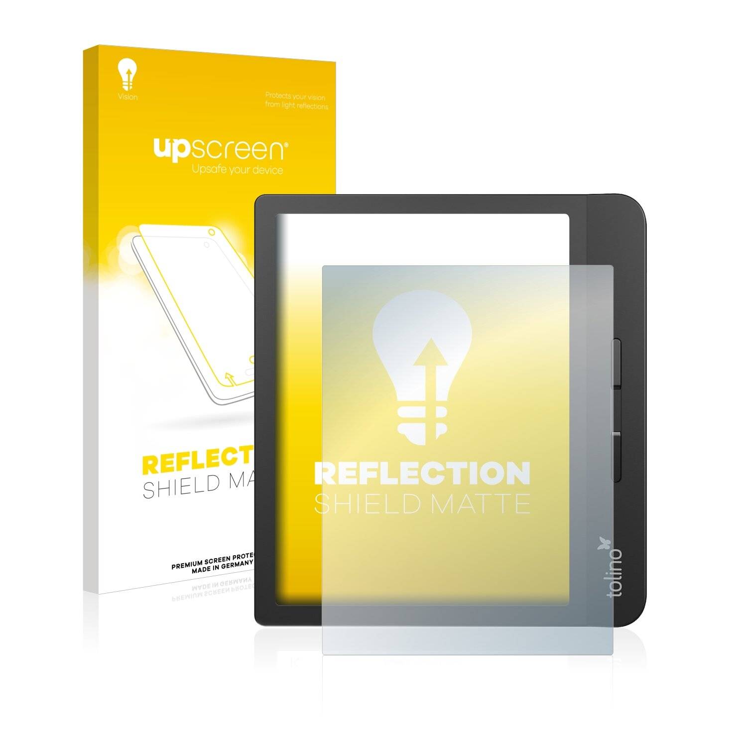 upscreen Reflection Shield Matte Premium Displayschutzfolie für Tolino Vision
