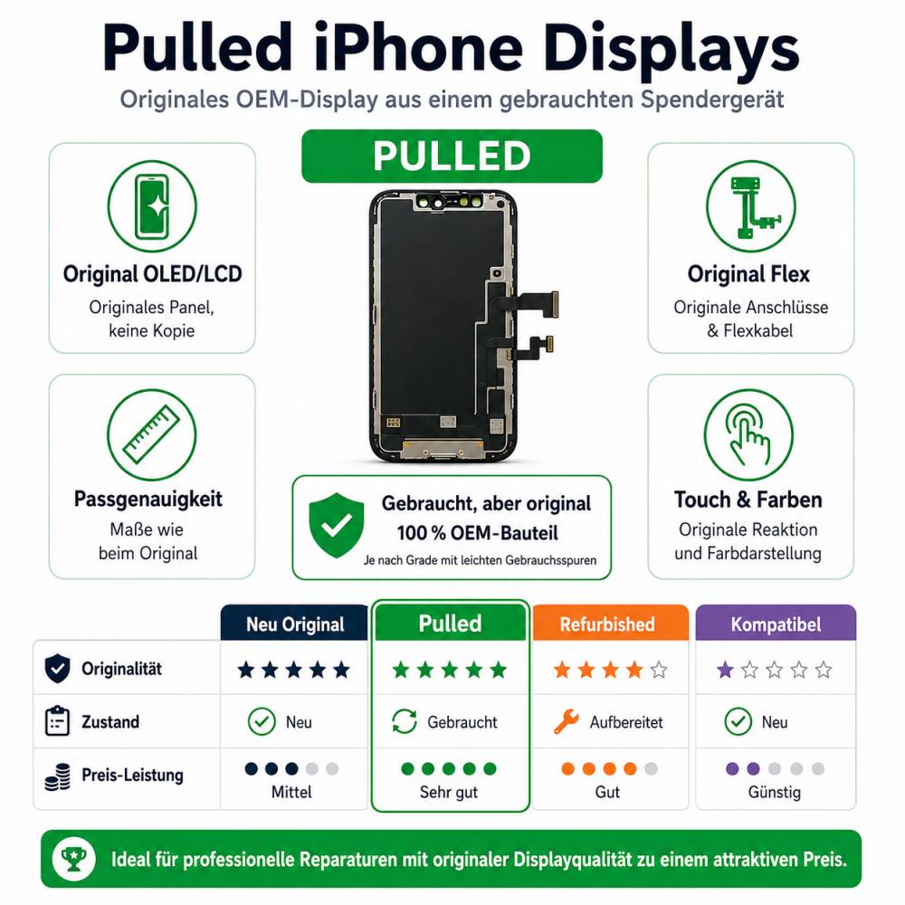Original Display für iPhone 12 mini LCD Bildschirm Pulled