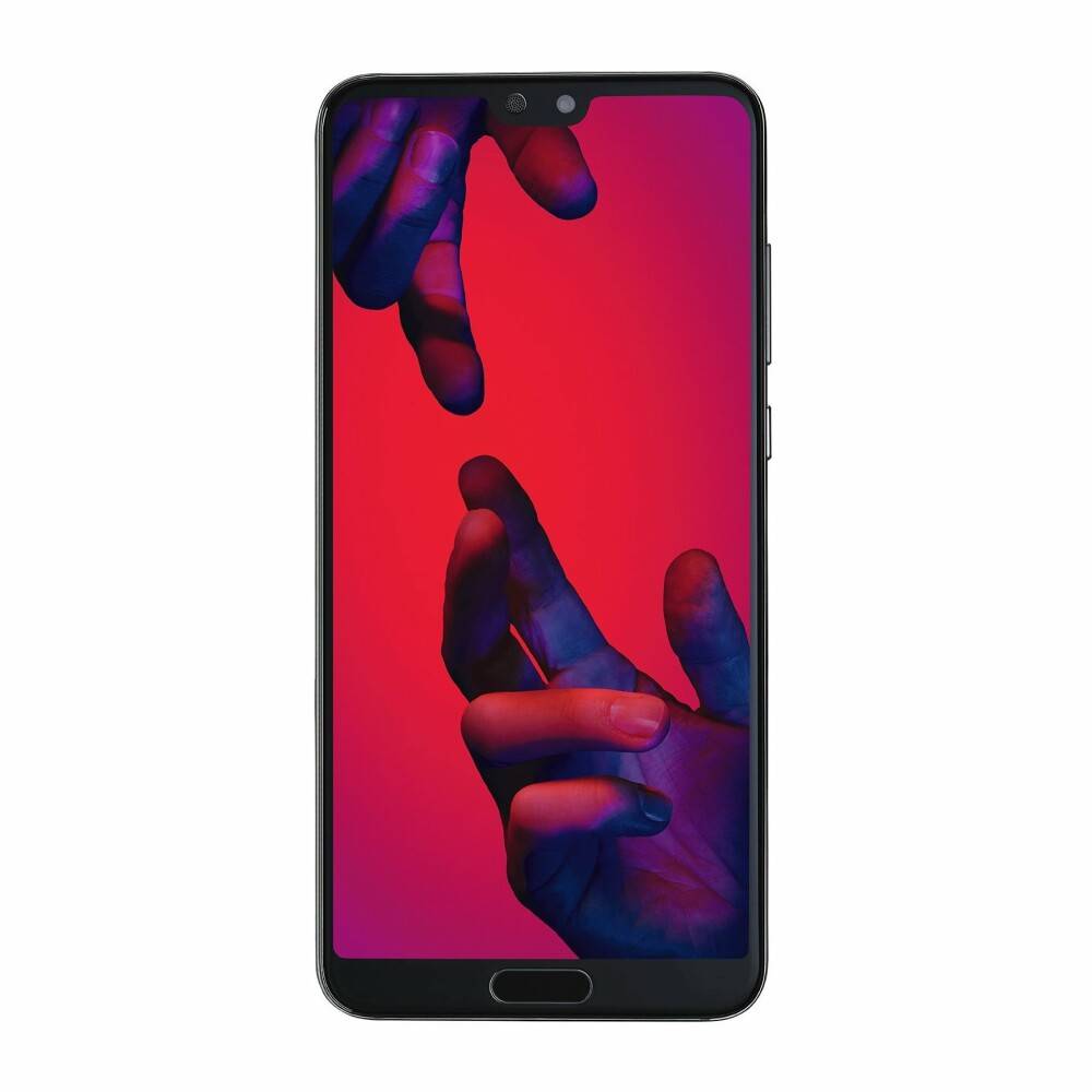Display für Huawei P20 LCD + Rahmen Schwarz Touch Ersatz