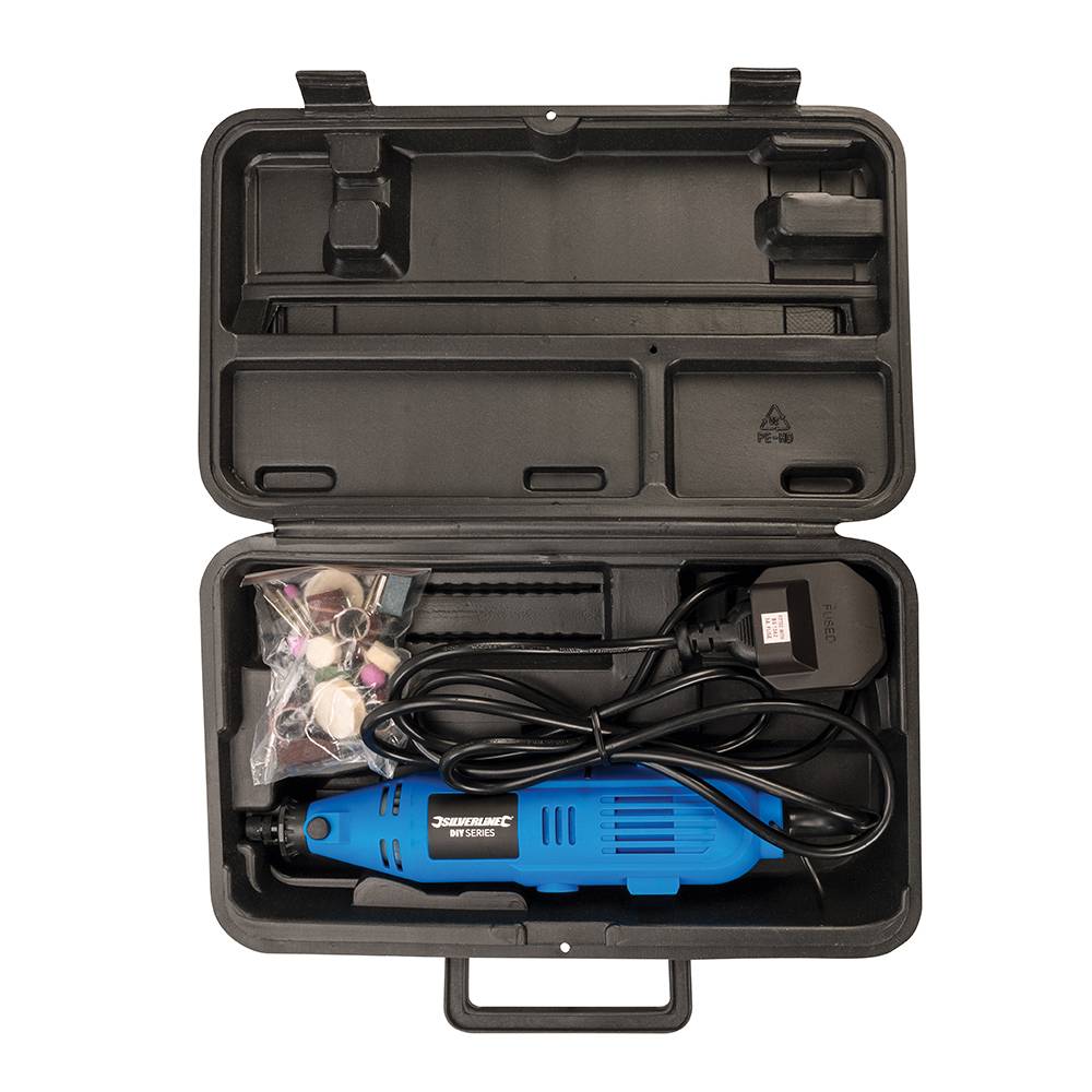 Rotationswerkzeug 135 W inkl. Zubehör Set 43-tlg.