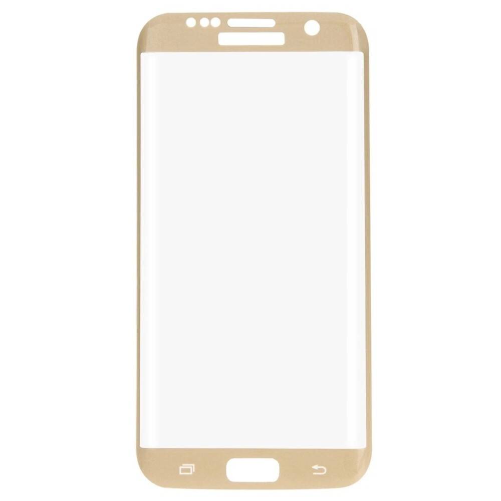 Panzerfolie 9H für Samsung S7 Blickschutz Gold