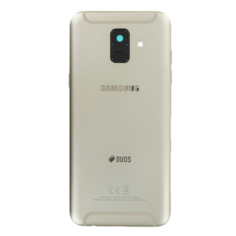 Original für Samsung Galaxy A6 2018 A600F Duos Akkufachdeckel Gold GH82-16421D