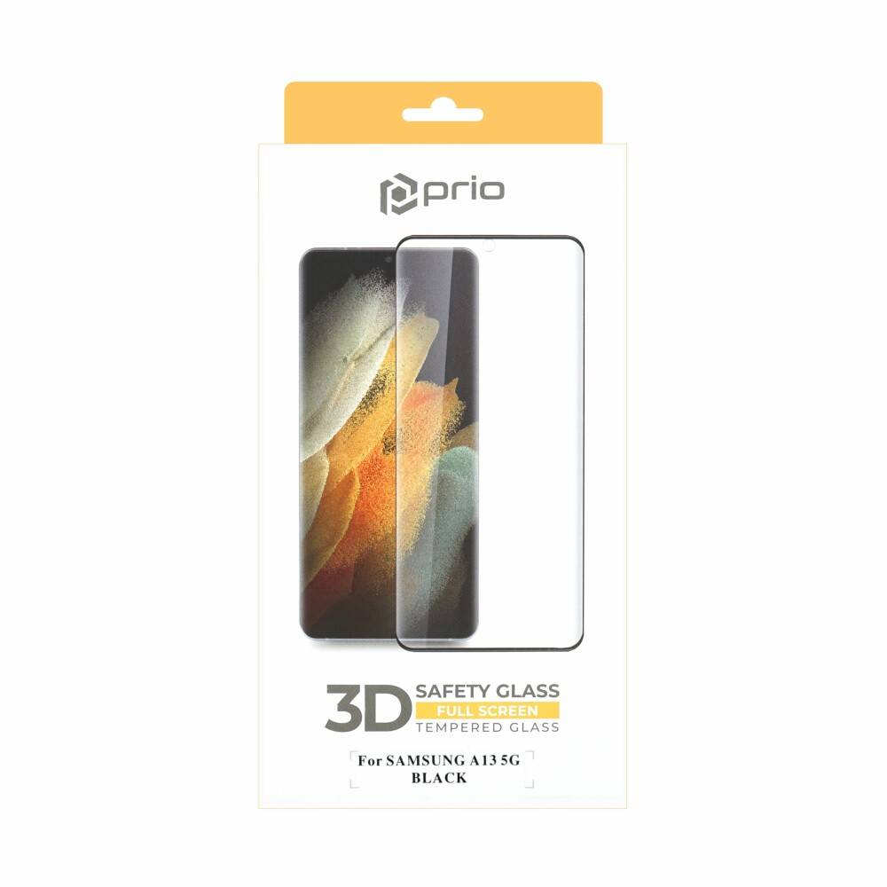 prio 3D Displayschutzglas für Samsung A13 5G schwarz
