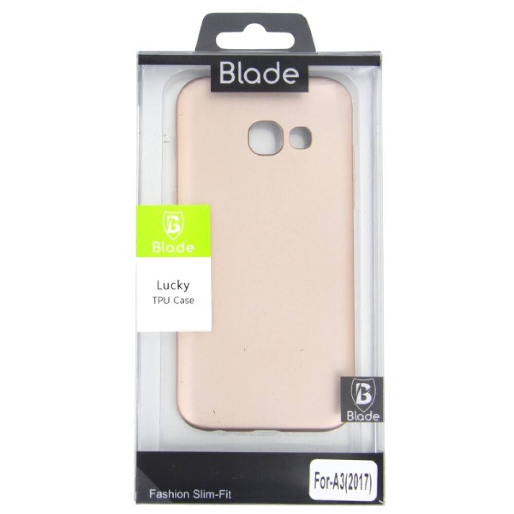 Original TPU Handyhülle für Samsung Galaxy A3 2017 Gold 8273