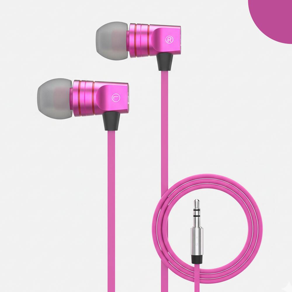 Original Hoco EPV02 In-Ear Stereo Headset Hot Pink