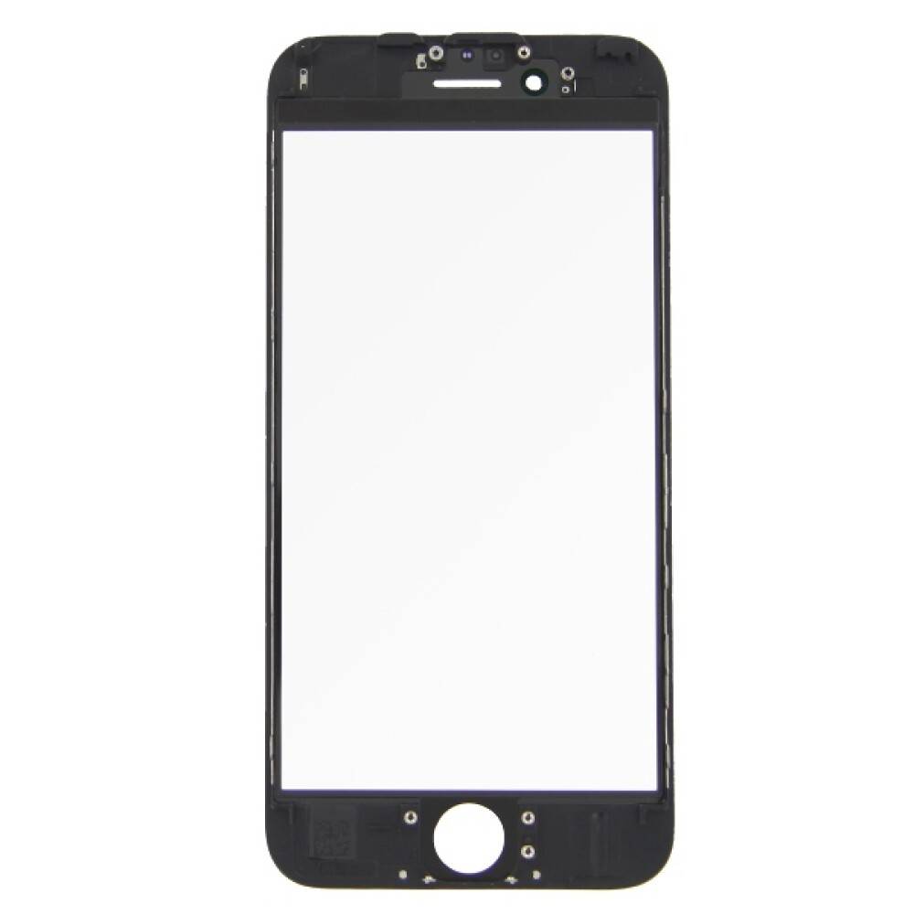 Displayglas für iPhone 6s schwarz Panzerfolie Displayschutz