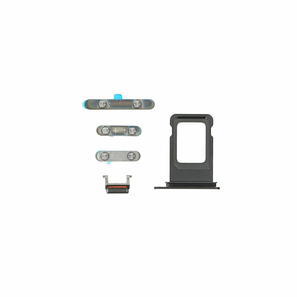 Tasten Set für iPhone 11 Pro Ersatz Knopf Stumm Schalter space grau