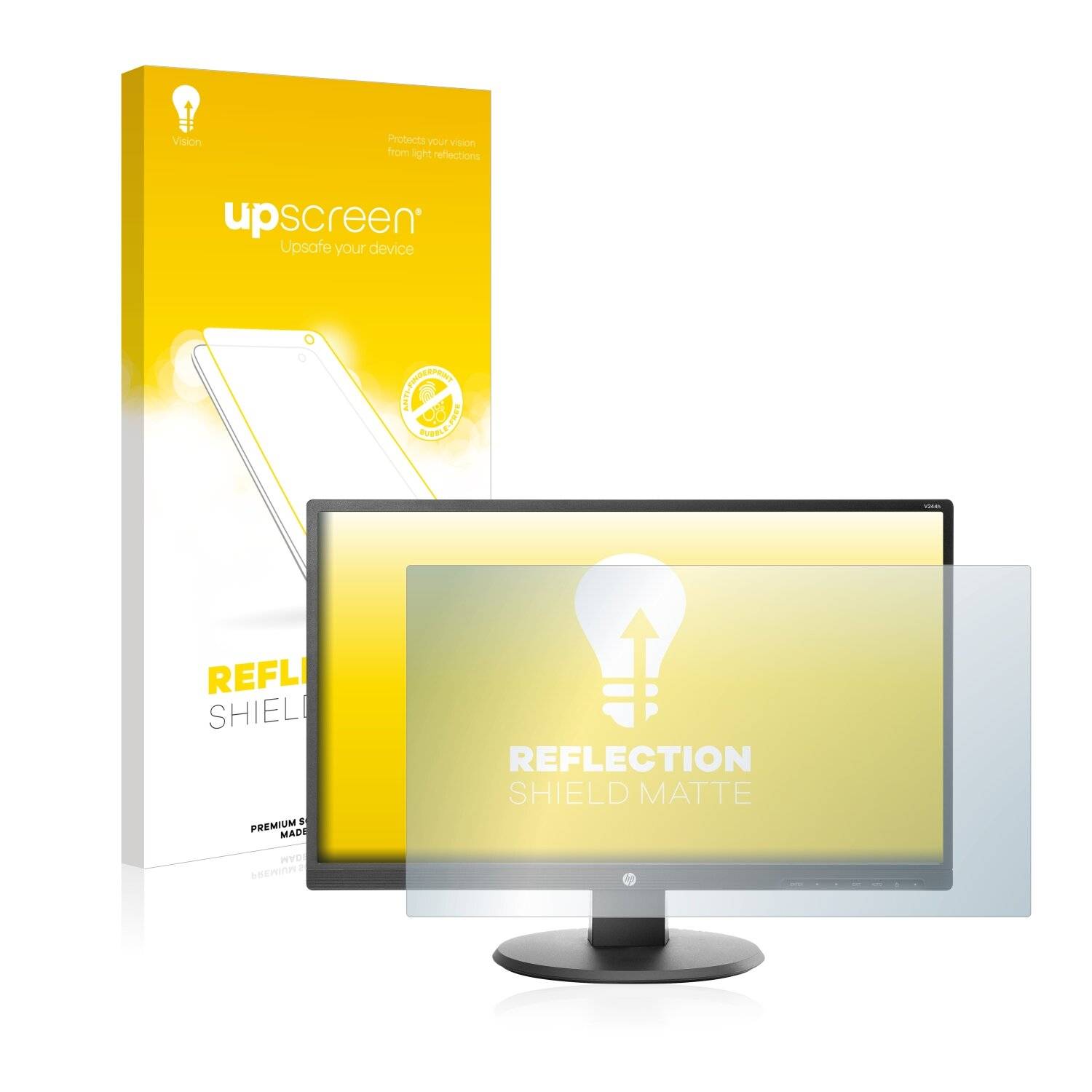 upscreen Reflection Shield Matte Premium Displayschutzfolie für HP