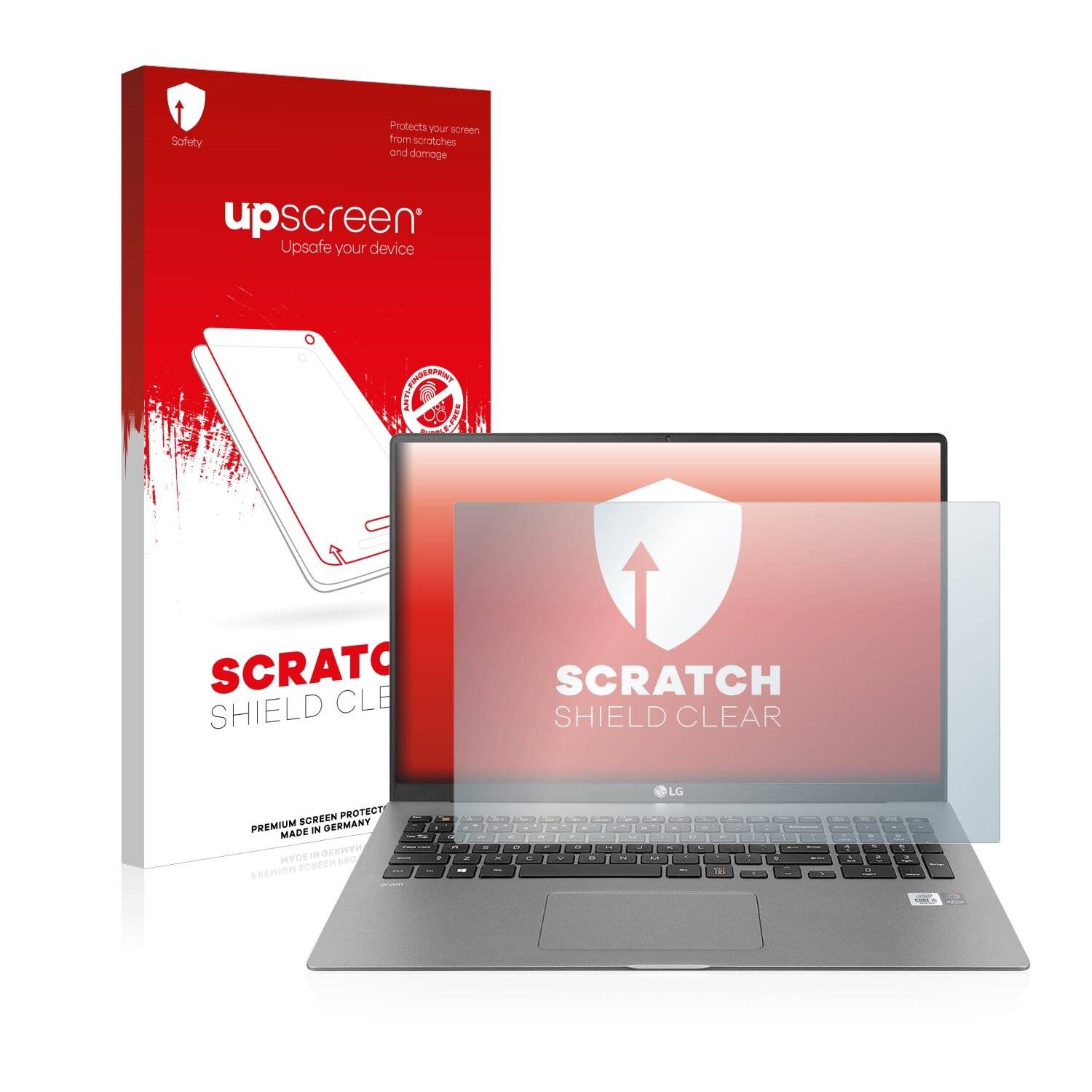 upscreen Scratch Shield Clear Premium Displayschutzfolie für LG gram 17''